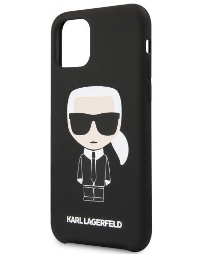 Калъф Karl Lagerfeld - Ikonik Karl, iPhone 11, черен - 4
